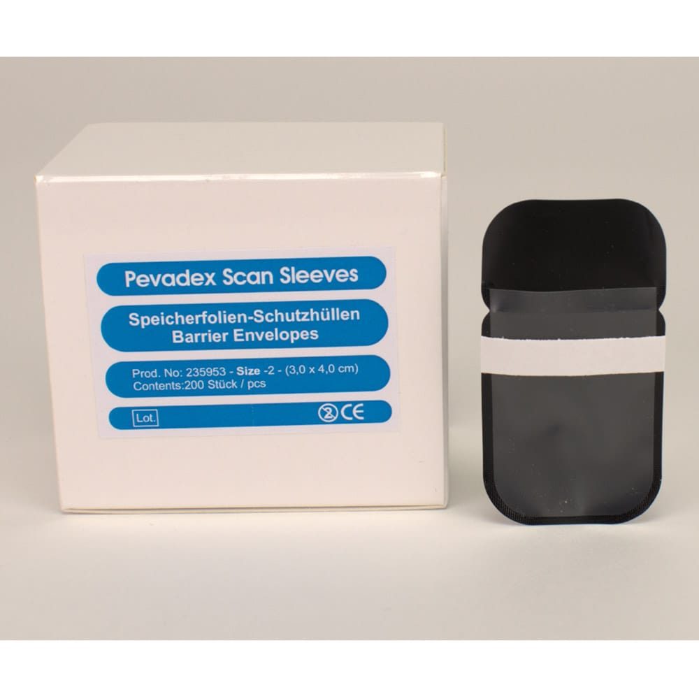 Pevadex Scan Sleeves Gr.2  3x4cm 200St