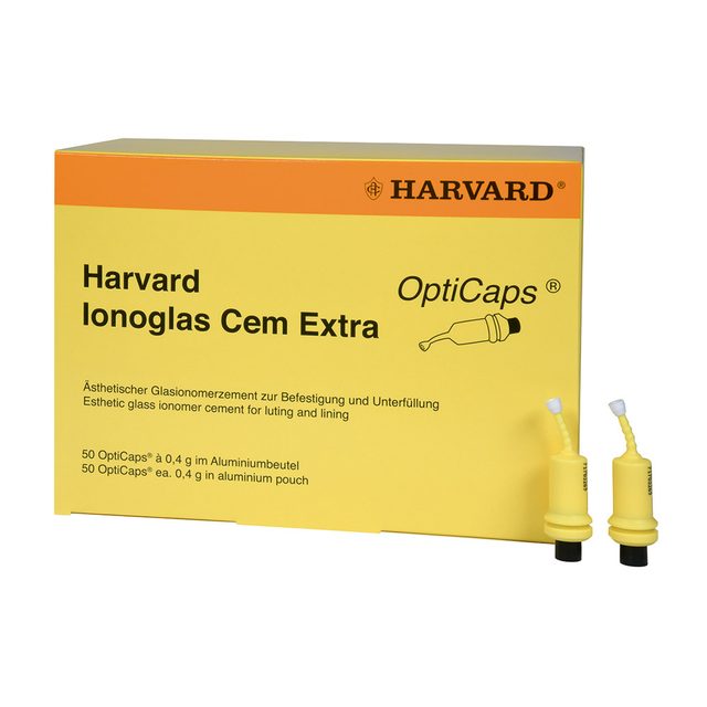 Harvard Ionoglas Cem Extra universal, 50 OptiCaps