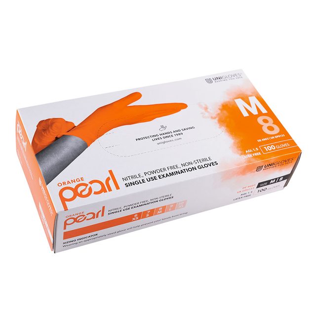 Nitril ORANGE PEARL -M- 100St