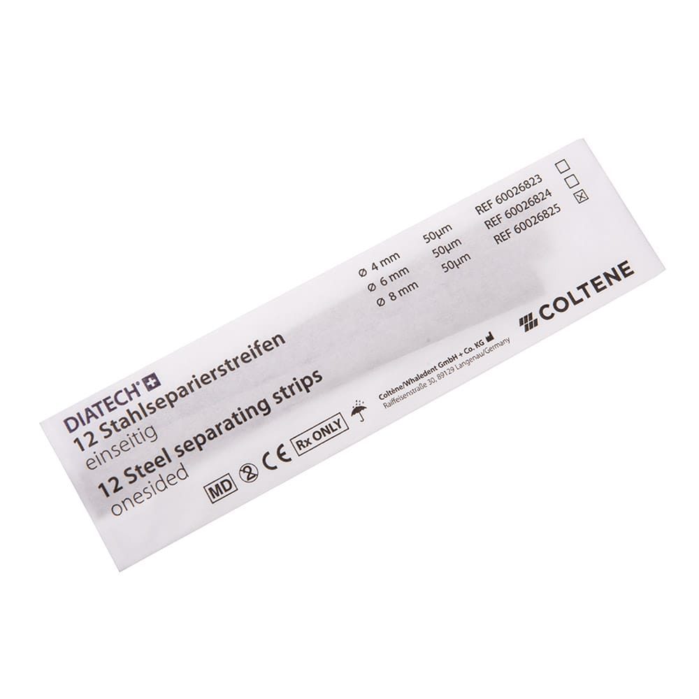 DIATECH Stahlstreifen medium einseitig 8 mm, 12 Stück