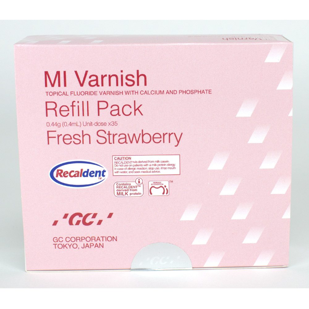 MI Varnish Strawberry 35x0,4ml/50Bür. Pa