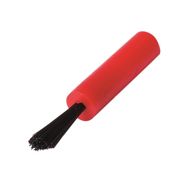 Pinseleinsätze Schaft rot 100St