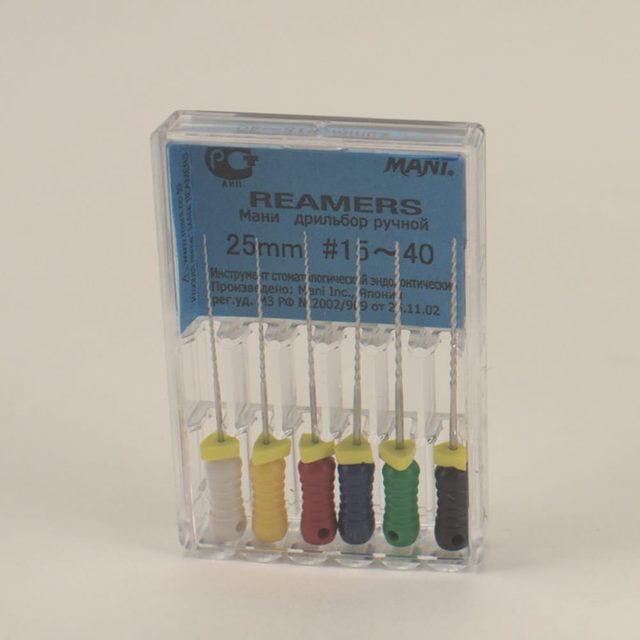 MANI REAMERS 25mm #15-40, 6St