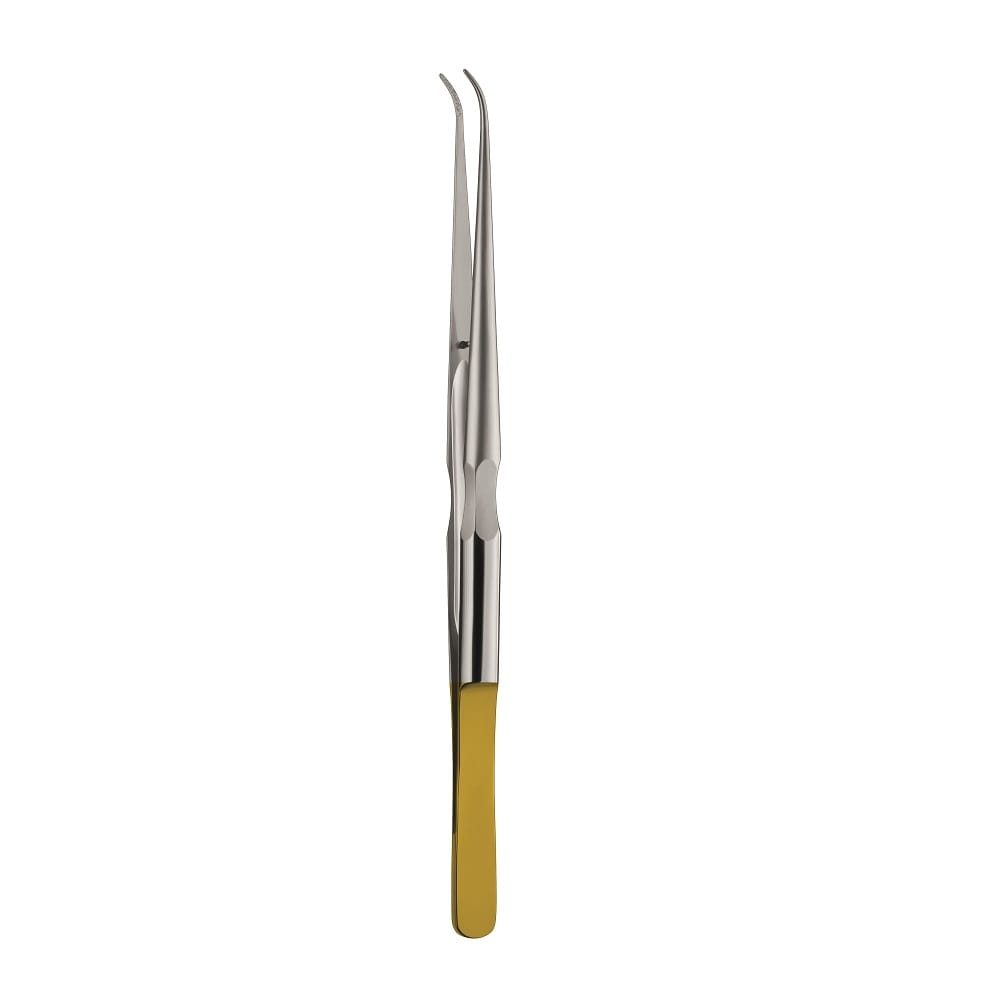 Mikro-Pinzette anat. 0,8 geb. LS RH St