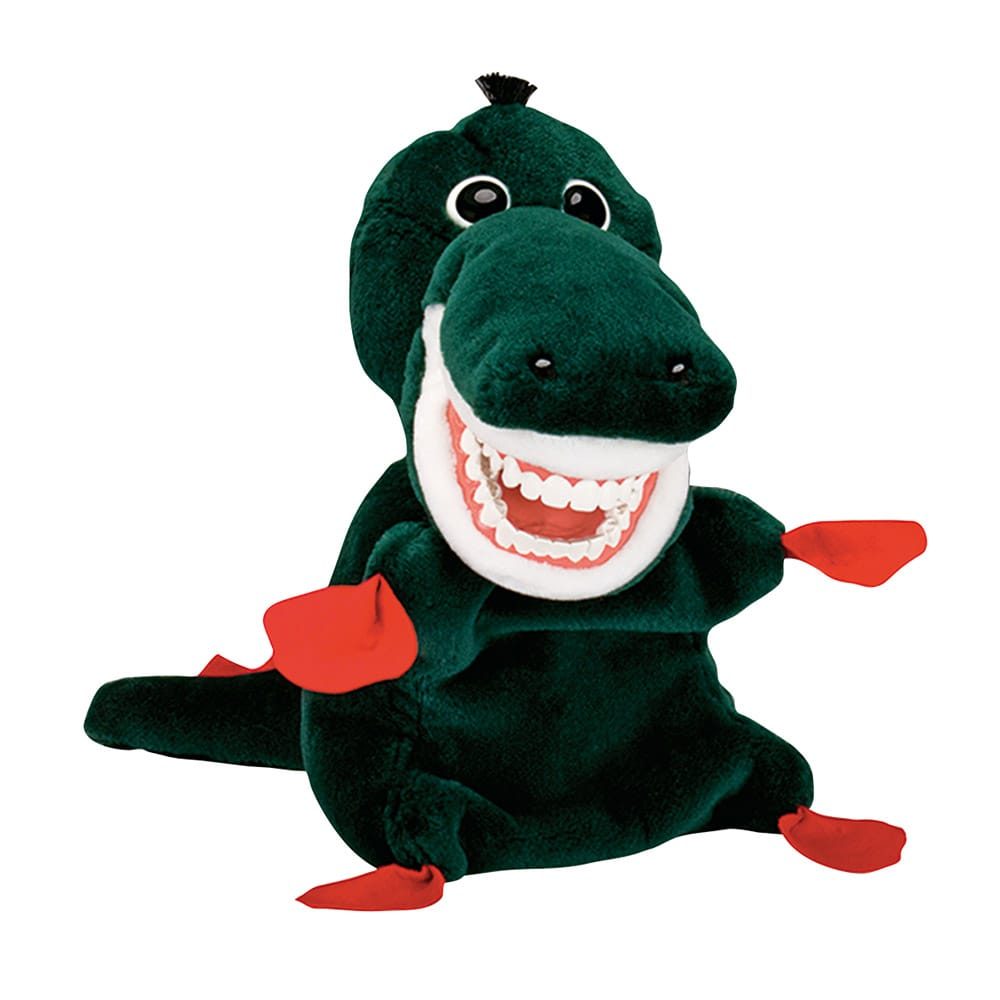 Putzi-Tier Drache, Demo-Puppe m. Gebiss