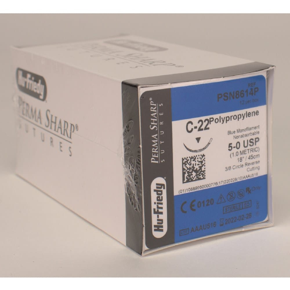 Nahtmaterial Polypropy.5-0 PSN8614P Dtz