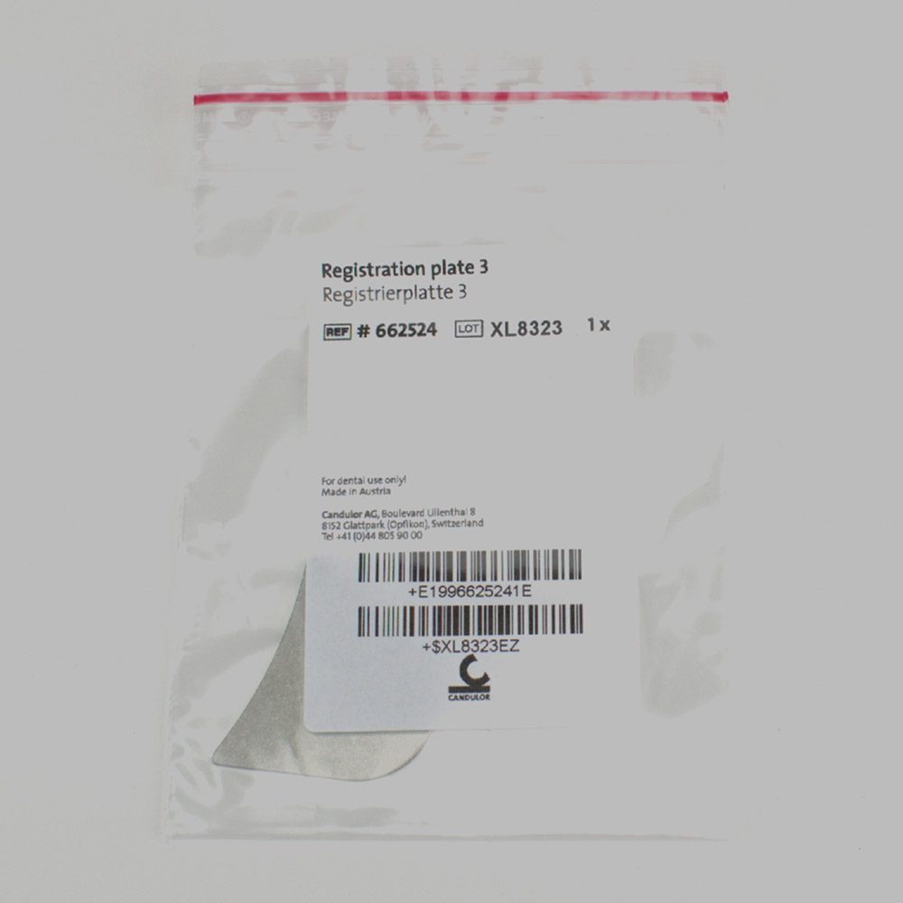 Registrierplatte 3 zu Set 15  St