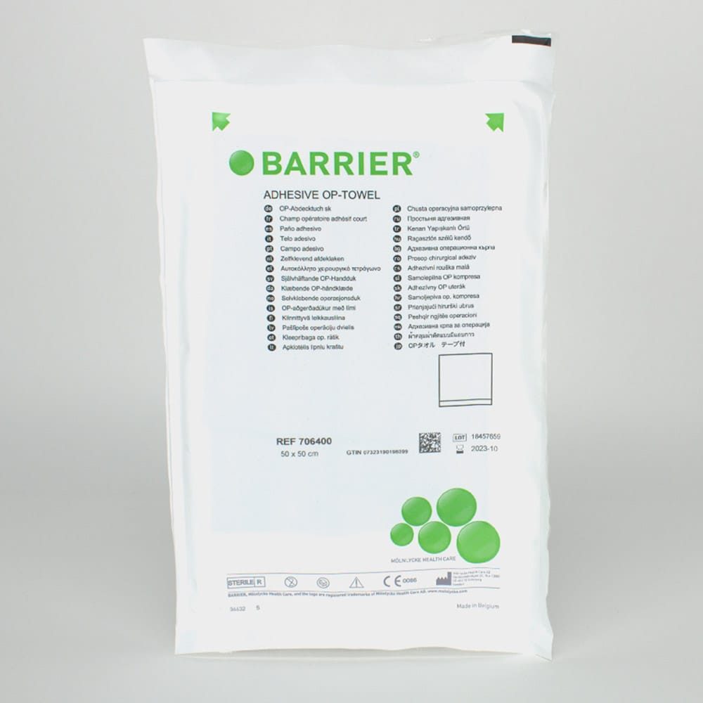 Barrier Abdecktuch 50x50cm 3lg  65St