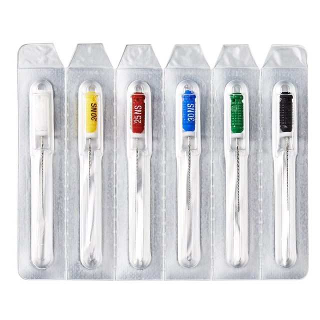 NiTi-S File #15-40 21mm Assort. 6pcs