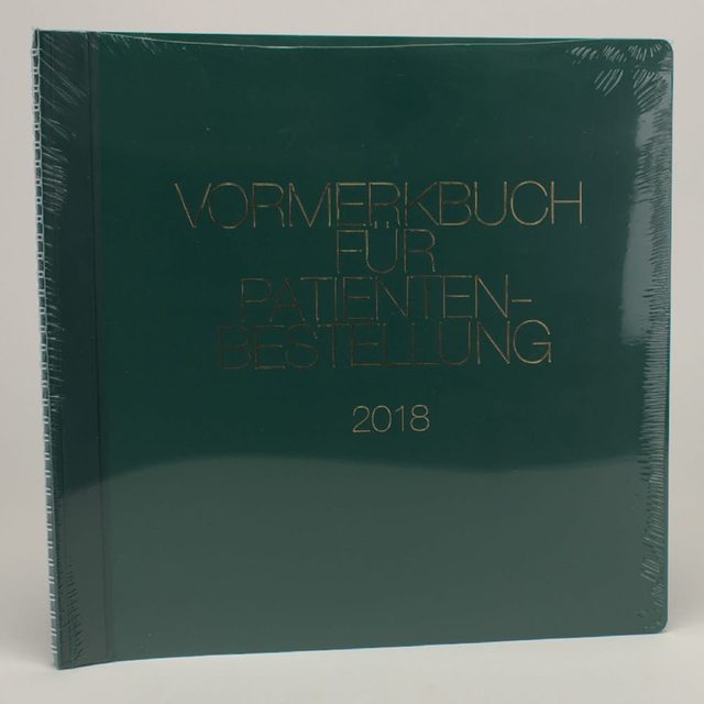 Patienten-Vormerkb. 2025 grün Spiralt St