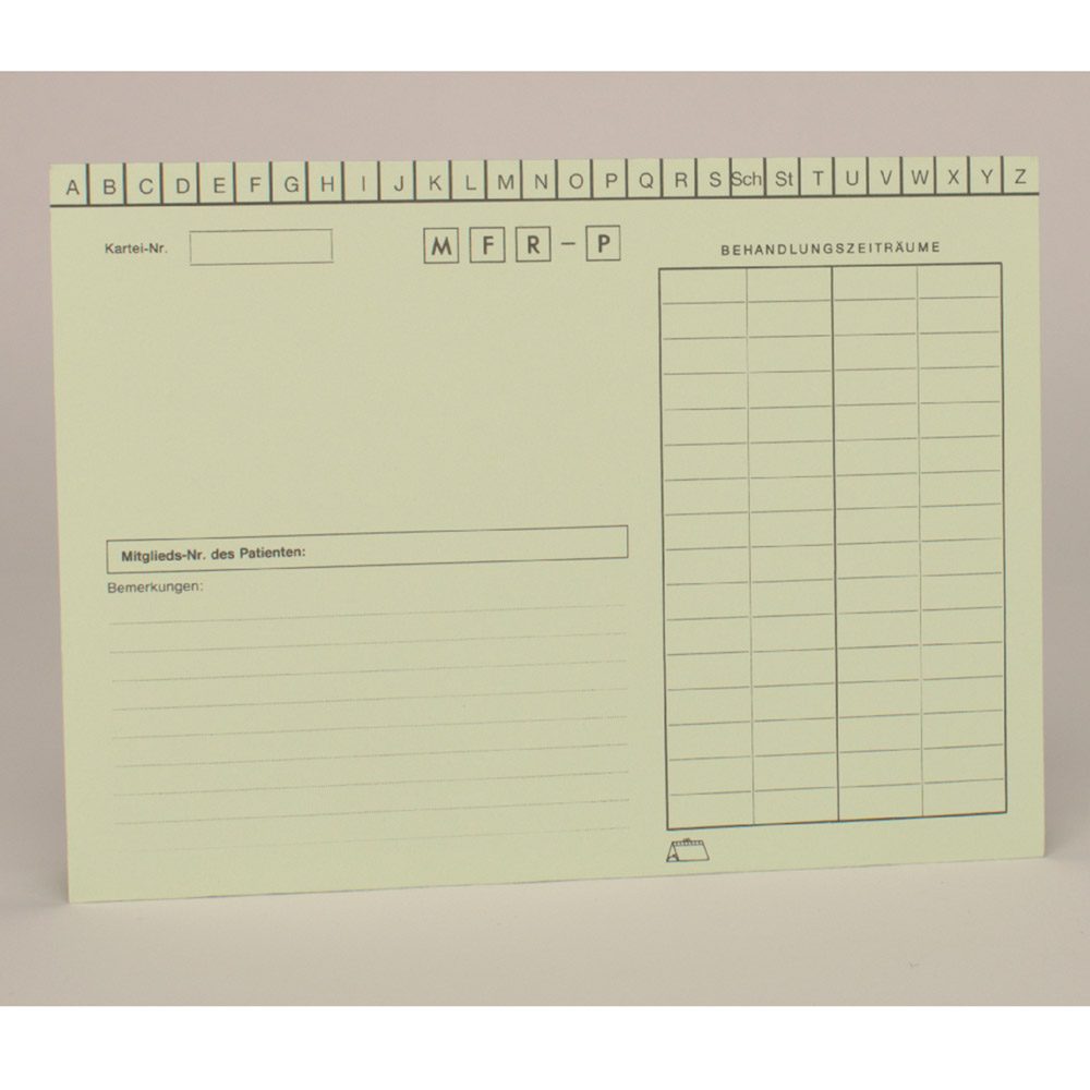Karteikarten Adr. A5-grün 027 200St