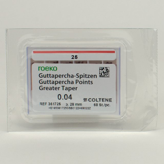 Guttaperchasp. Greater Taper 4/25 Pa