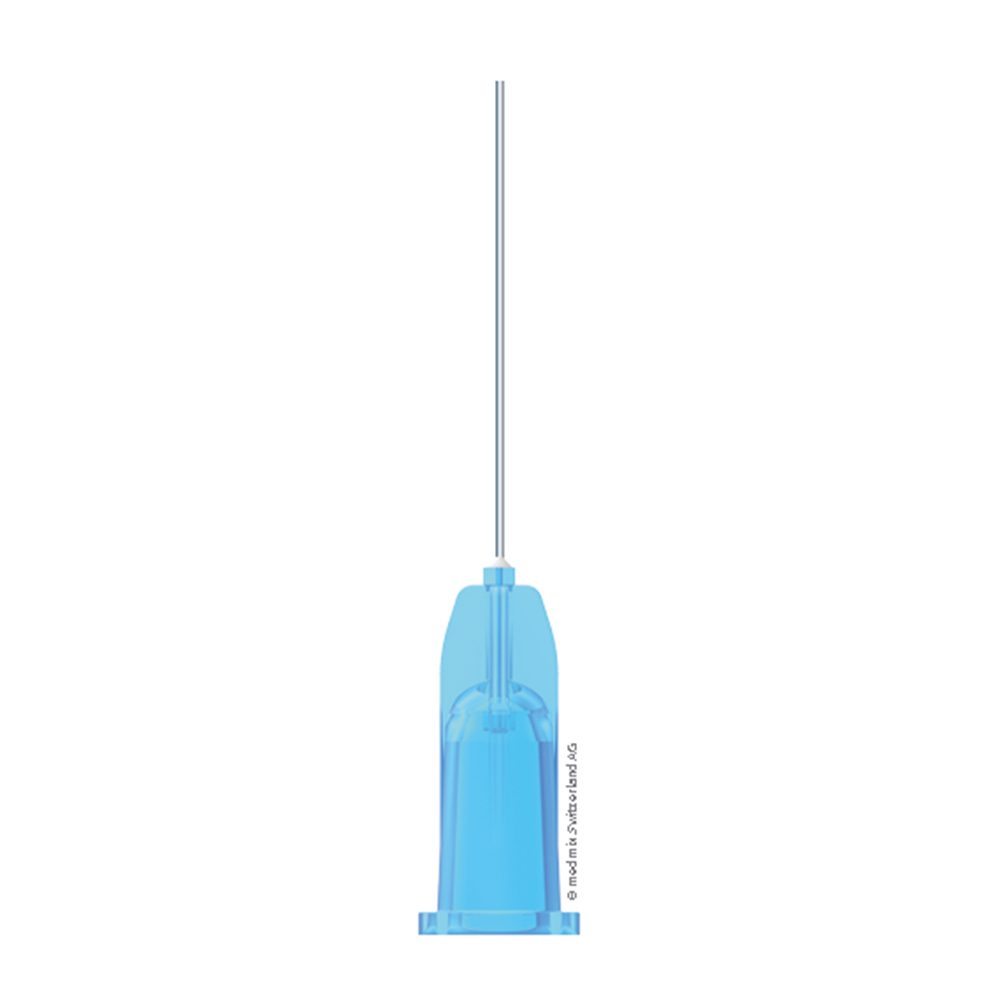 Transcodent Spülk. 0,4x23 blau LL  100St