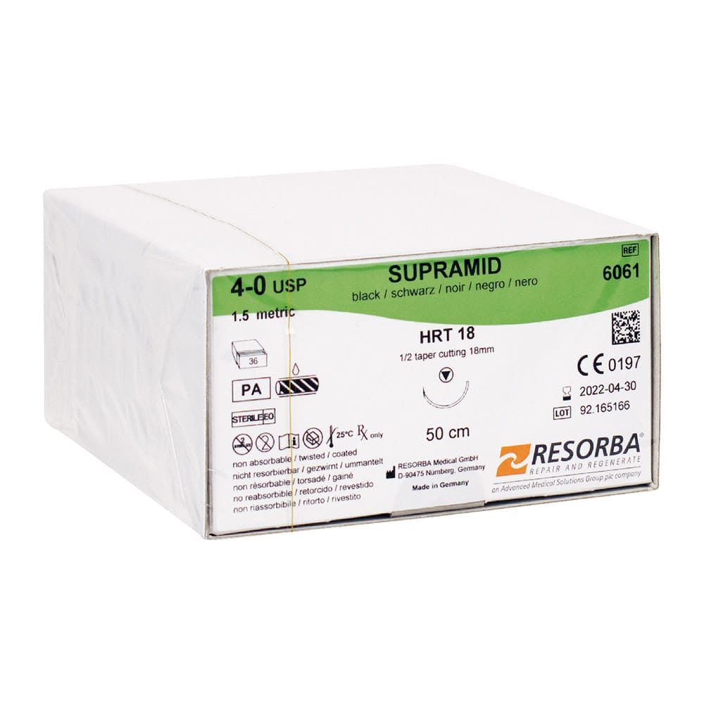 Dentofil weiss 3/0 DSM16 45cm Dtz