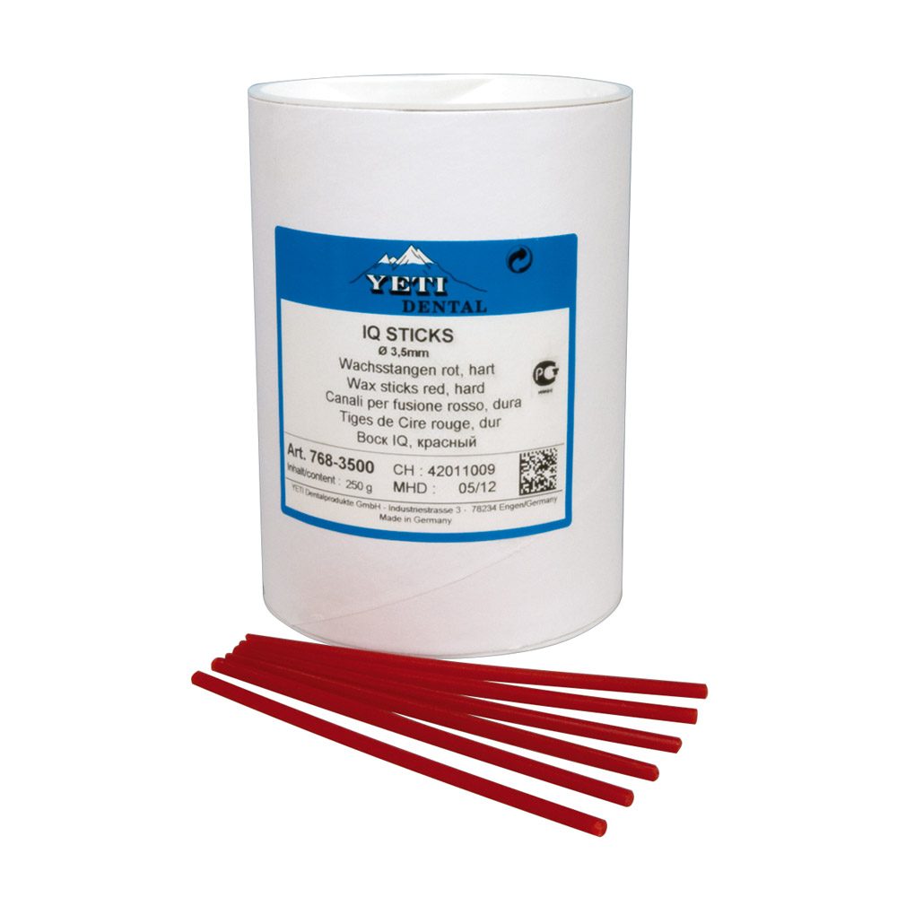 IQ Sticks hart rund 5,0 mm rot, 250 g