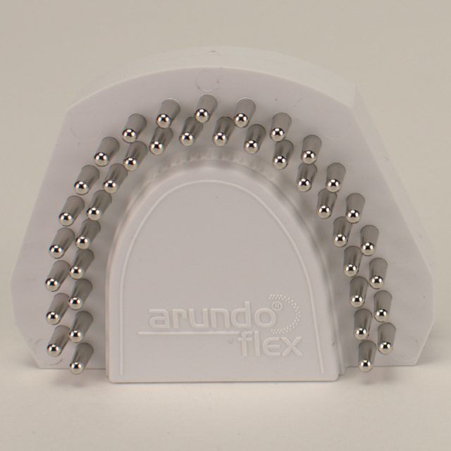 Pinbasisplatte klein m. Metallpins St