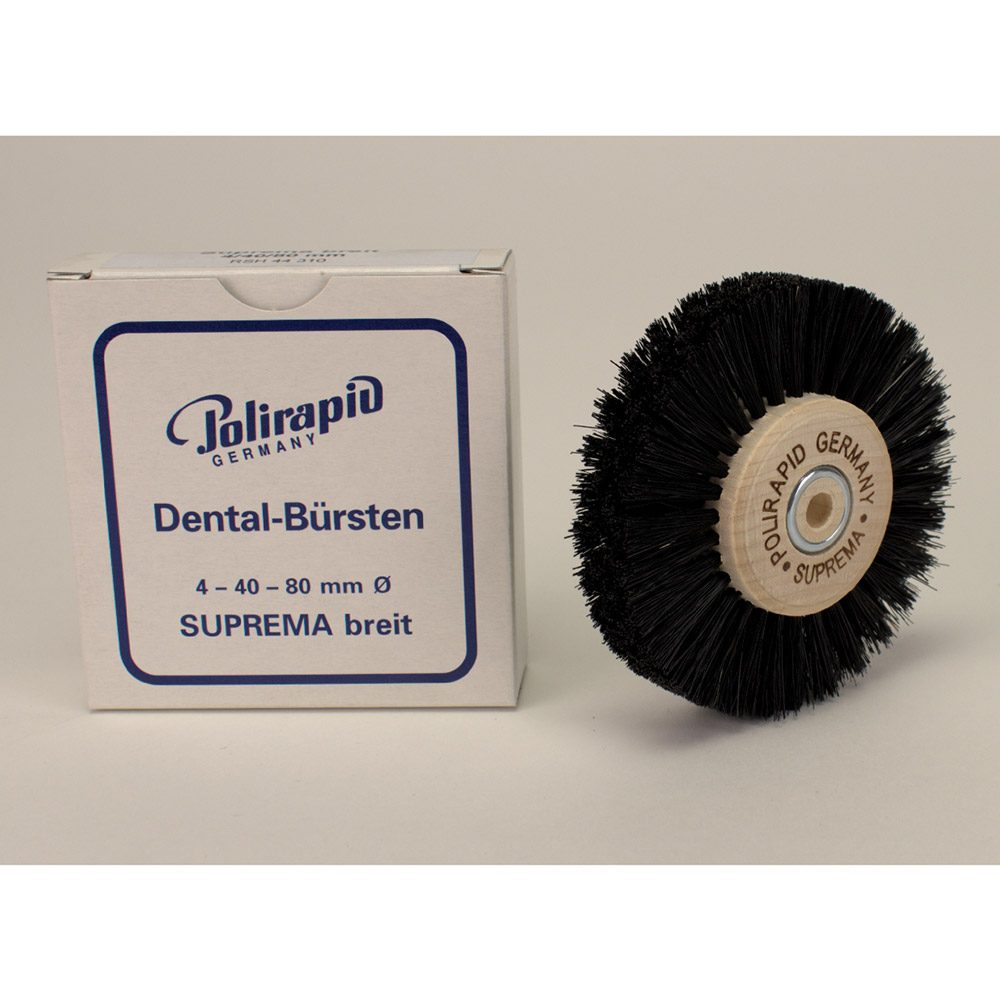 Polierbü.SUPREMA breit HK 4/40/80mm St