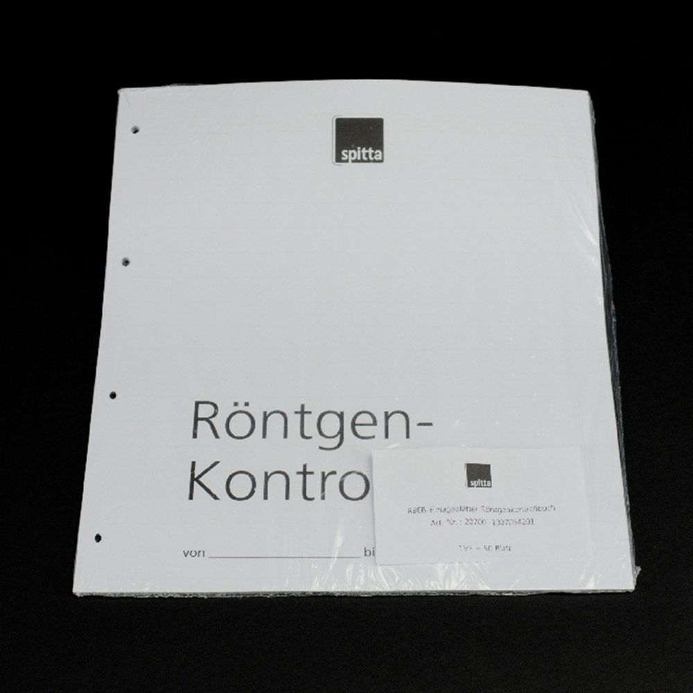 Einlageblatt Röntgen, 50 Stück