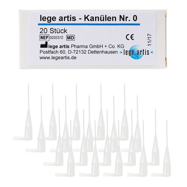 Plastik Kanülen Gr.0, 20 Stück