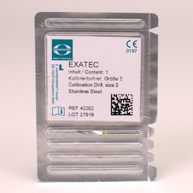 Exatec Kalibrierbohrer gelb, Stück