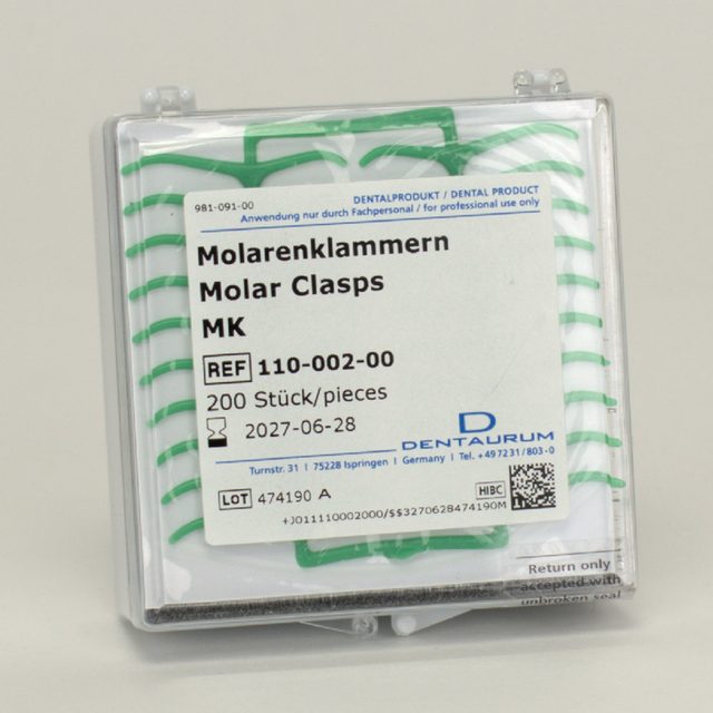 Wachsschablonen MK, 200 Stück