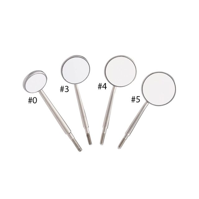 Crystal HD Komplett Mundspiegel Soft Grip #5, 12 Stück sortiert