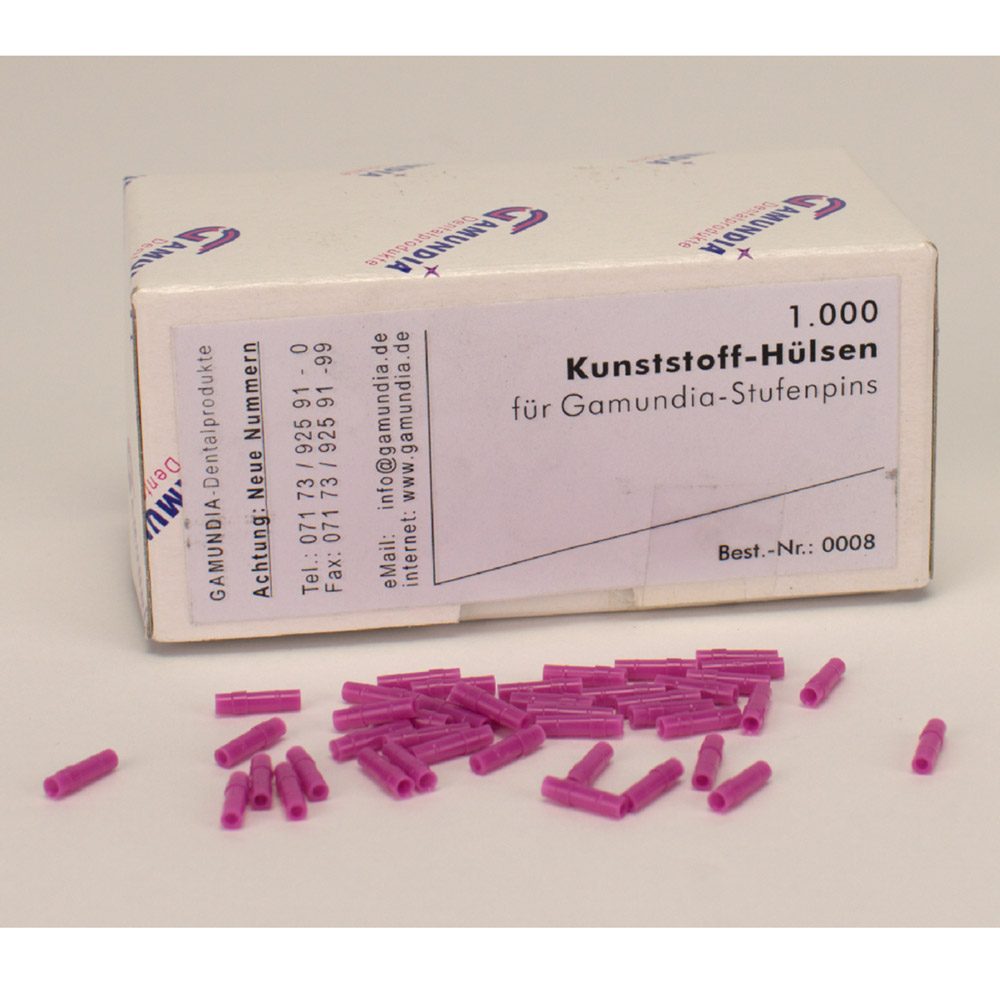 Kunststoffhülsen f. Stufenpins Gamundia