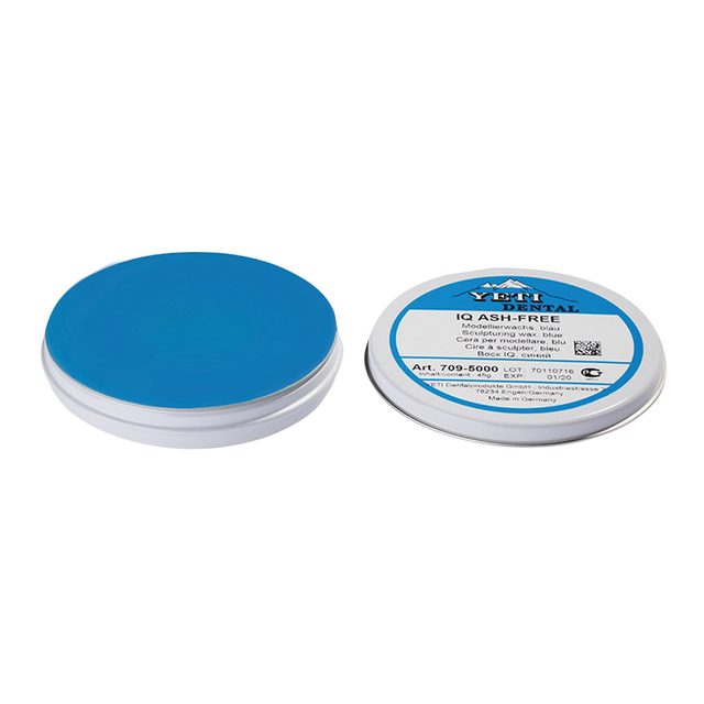 IQ Modellierwachs ash-free blau, 45 g