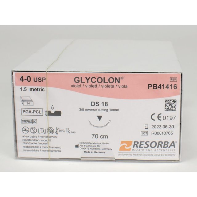Glycolon violett 4/0 DS18 70cm  2Dtz
