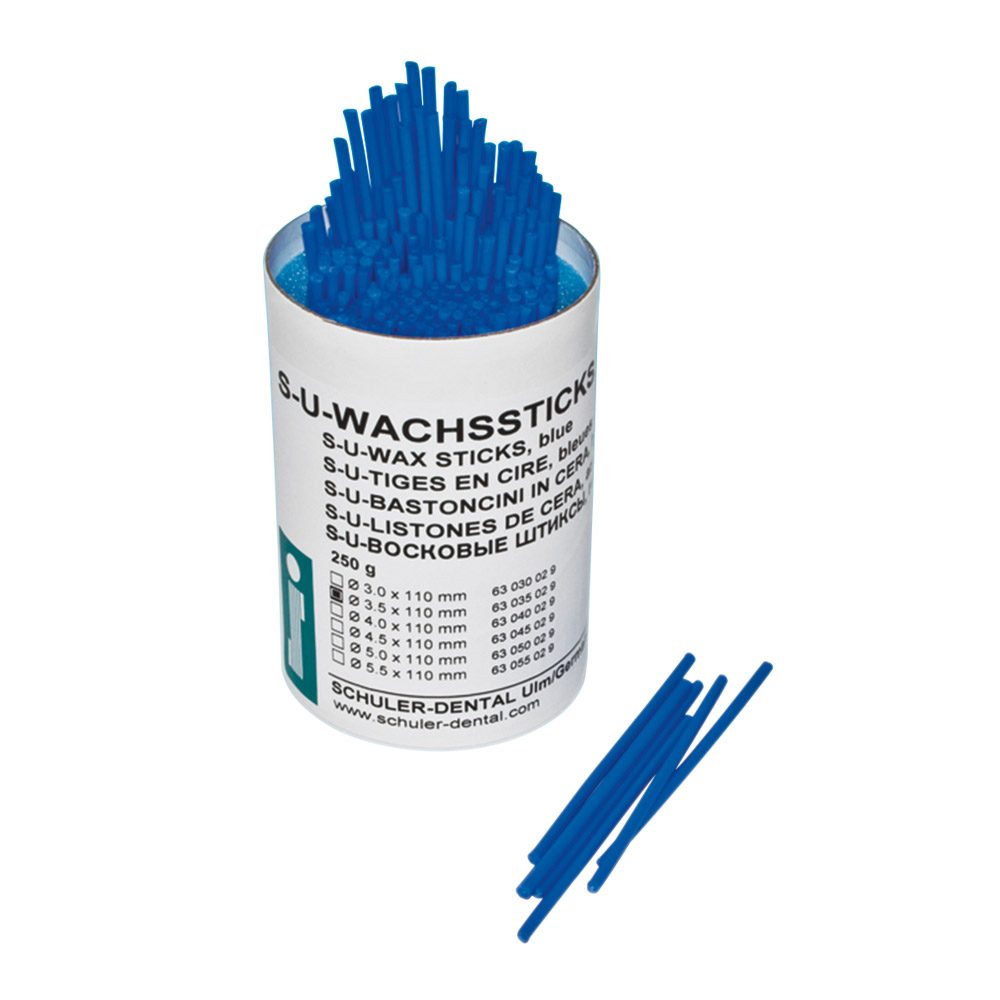 Wachssticks blau 3,5mm S-U 250g