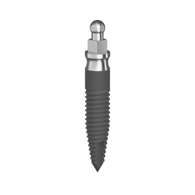 MDI 3,0 mm Hybrid Implantat mit Kugelkopf