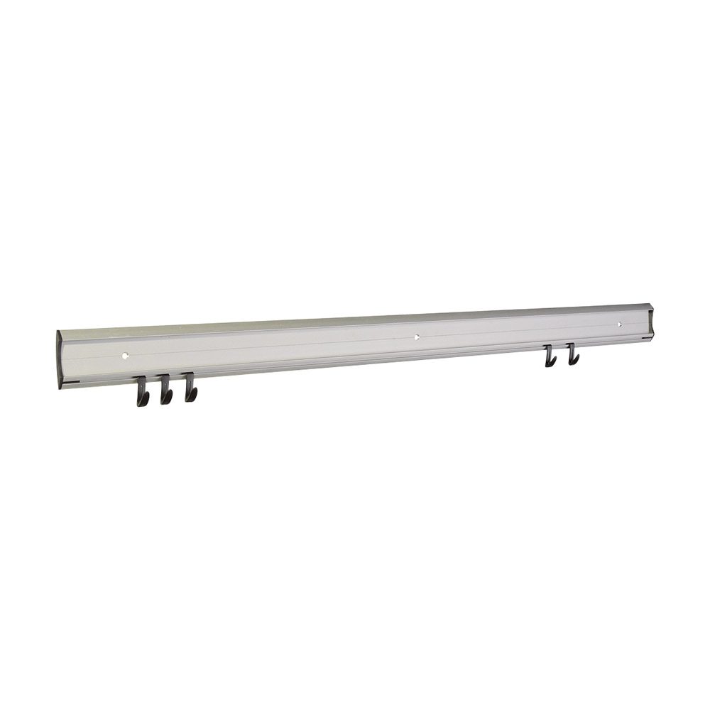Aluschiene 50cm silber/schwarz St