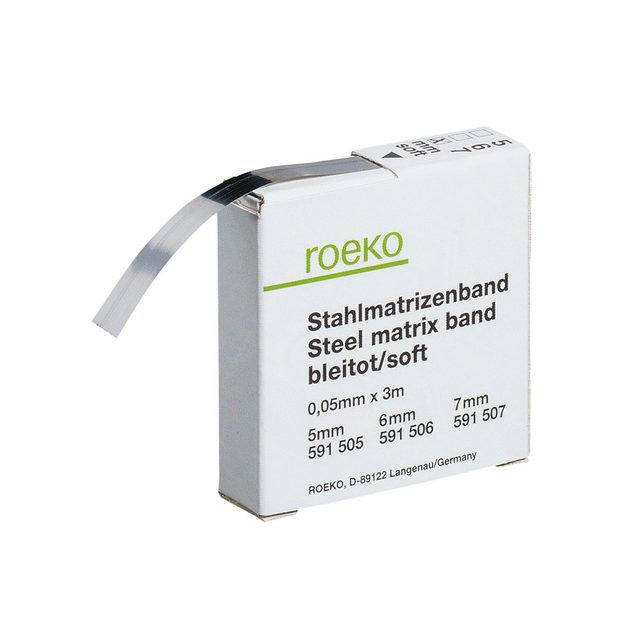 Stahlmatrizenband 6 x 0,05 mm, 3 m
