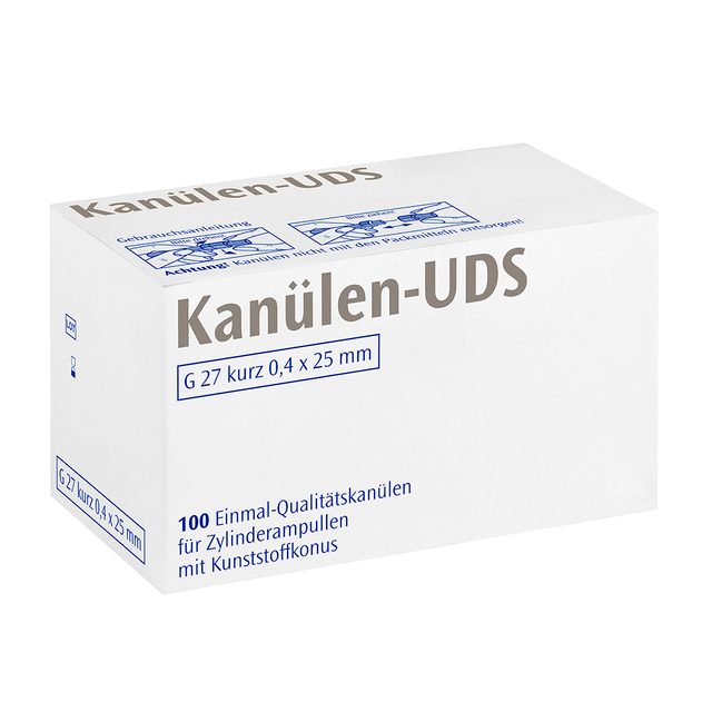 UDS-Kanülen G27 kurz 0,4x25 grau 100St