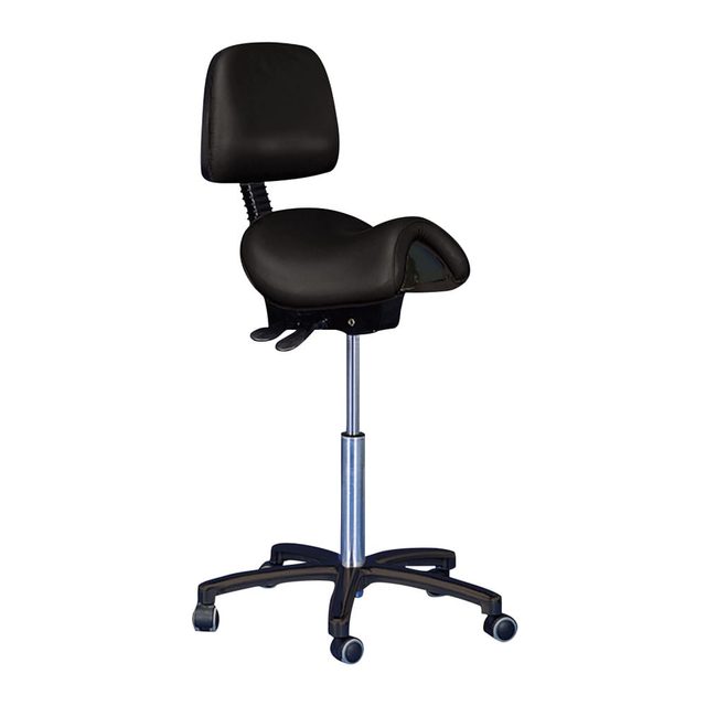 Bambach Sattel m. Lehne schwarz St