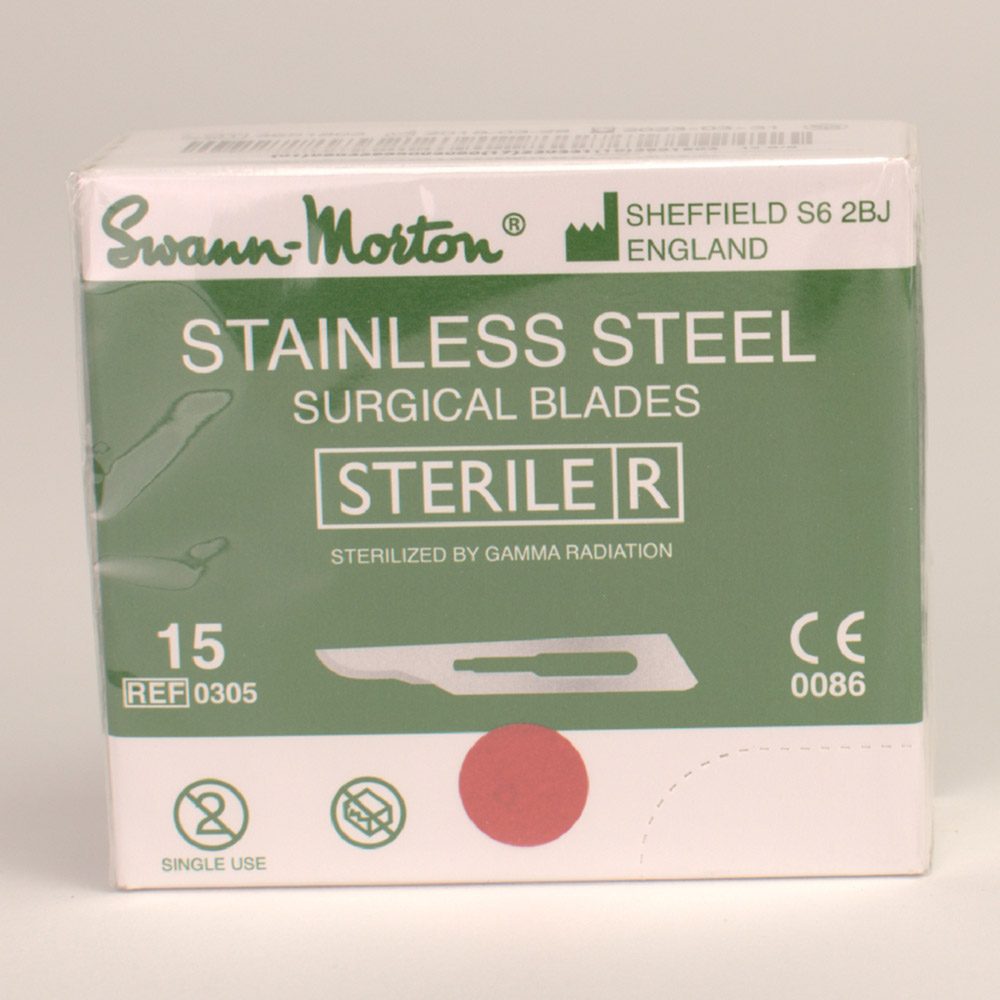 Skalpellklingen Swann Morton 15 steril