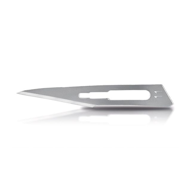 Skalpellklingen Carbon Steel 873B Figur 11, 100 Stück