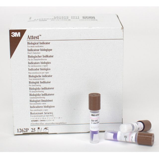 Attest Indikator-Ampullen Dampf, 25 Stück