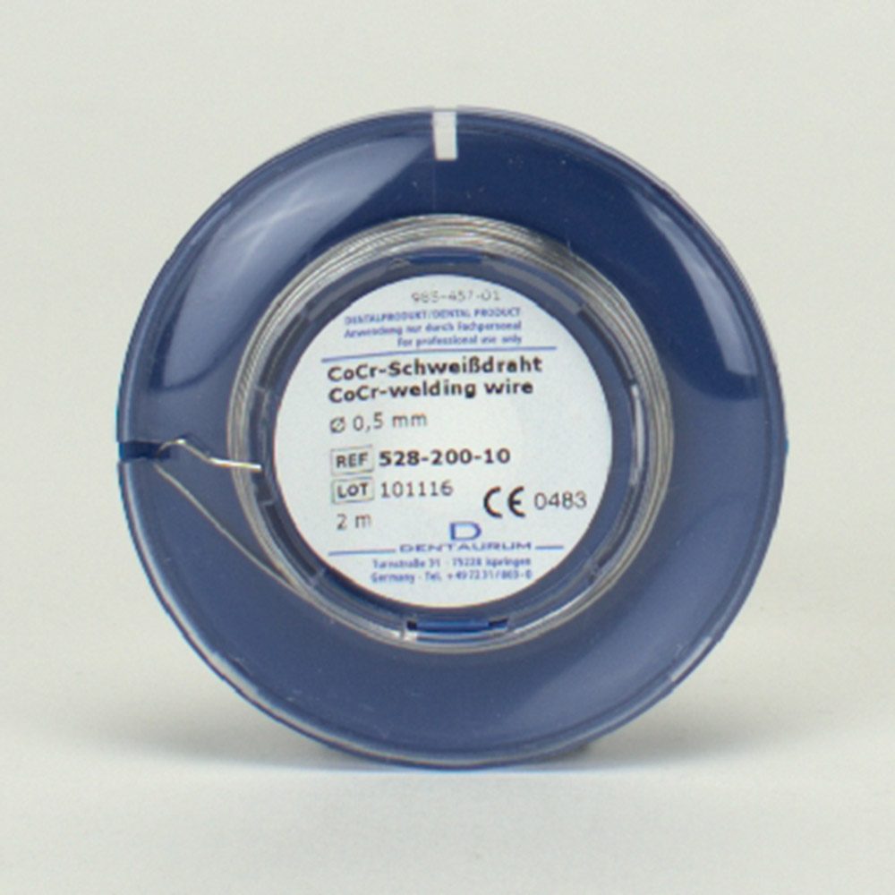 Laserschweißdraht CoCr 0,50 mm, 2 m