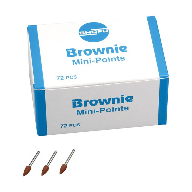 Brownie Polierer FG Minispitze 030, 72 Stück