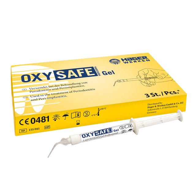 OXYSAFE Gel Spritze Professional, 3 Stück