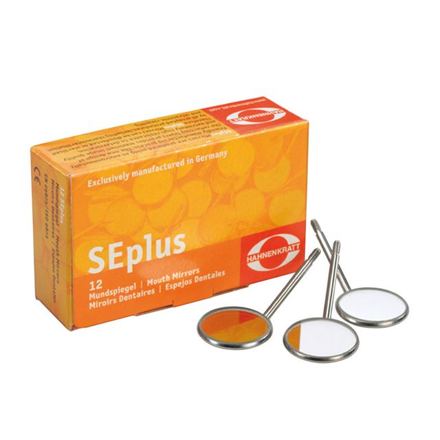 Mundspiegel SEplus 4 plan CS, 12 Stück