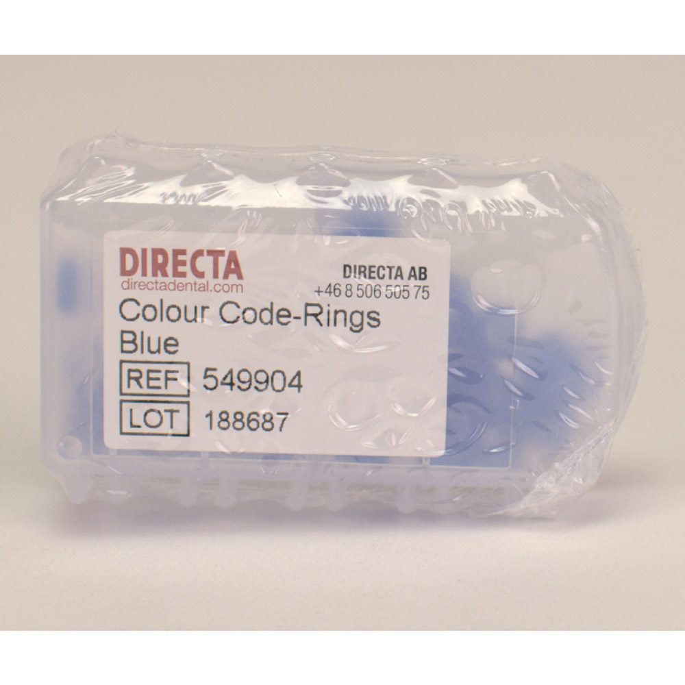 Colour Code-Rings blau 50St