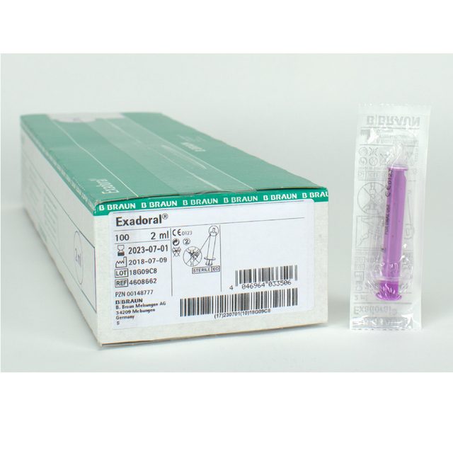 Exadoral Einmalspritze 2ml Steril 100St