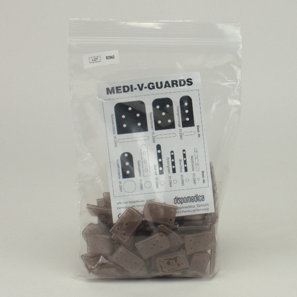 Medi-V-Guards braun 15,9x2mm 100St