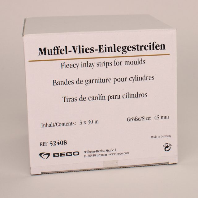 Muffel-Vlies-Einlagestreifen 45 mm, Packung