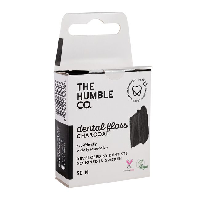 Humble Zahnseide Aktivkohle  50m