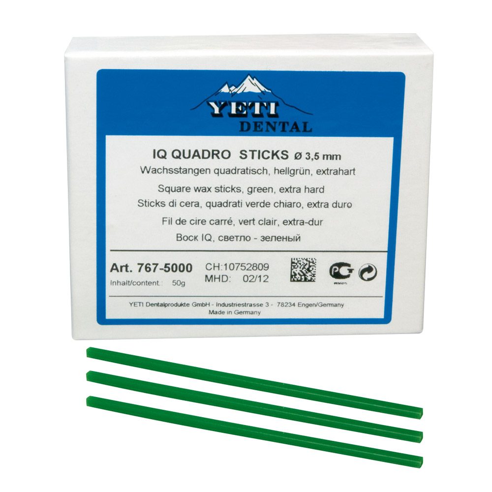 IQ Quadro Sticks hart 3,5mm h-grün 50g