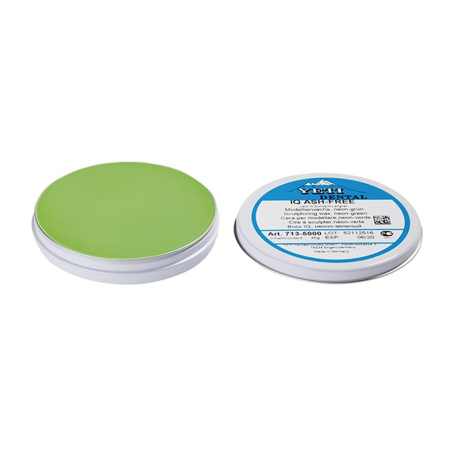 IQ Modellierwachs ash-free neon-grün, 45 g