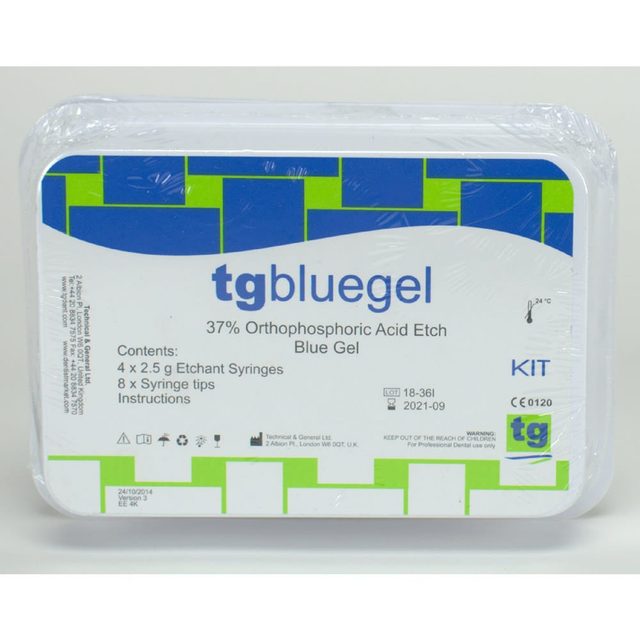 Etchant Kit, 4 X 2.5gm Blue Gel Syringes